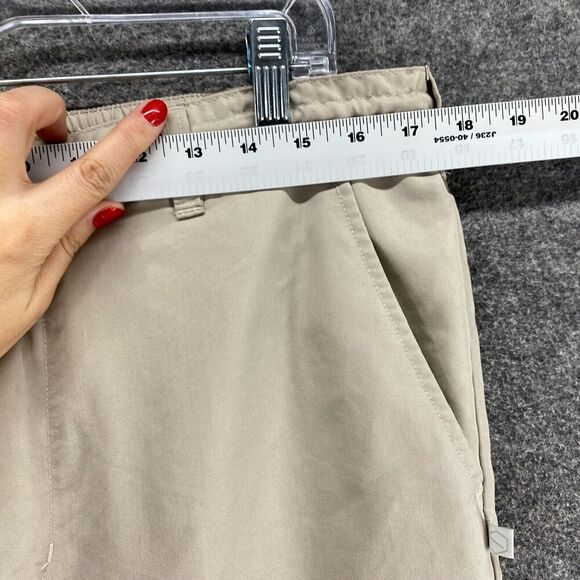 New Urban Outfitters Dress Pants Men L Large Beige High Rise Pleated Straight - Picture 5 of 14